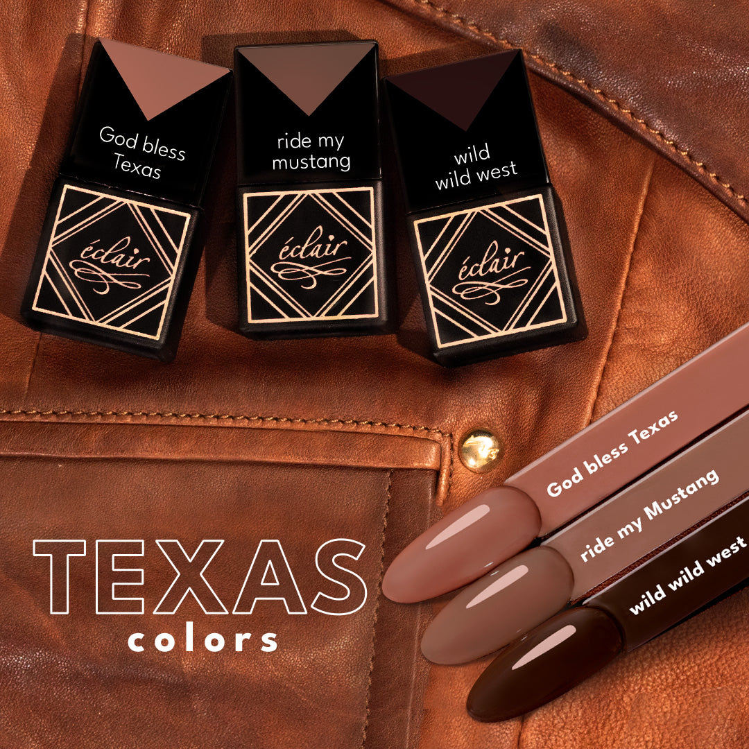Éclair - TEXAS SET - színes géllakk szett