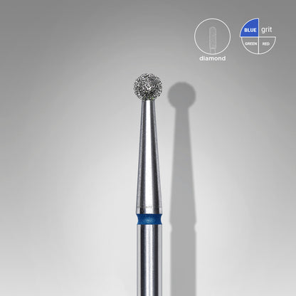 STALEKS – EXPERT FA01B025 -  Gyémántporos gömb manikűrfej - 2,5mm