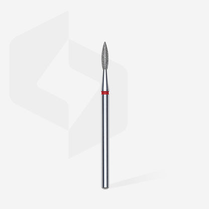 STALEKS – EXPERT FA11R021/8 - Gyémántporos hegyes láng manikűrfej -8mm