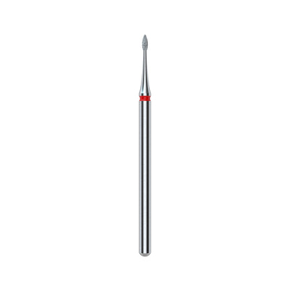 STALEKS – EXPERT FA12R010/3 -  Gyémántporos mini flame piros manikűrfej - 3mm