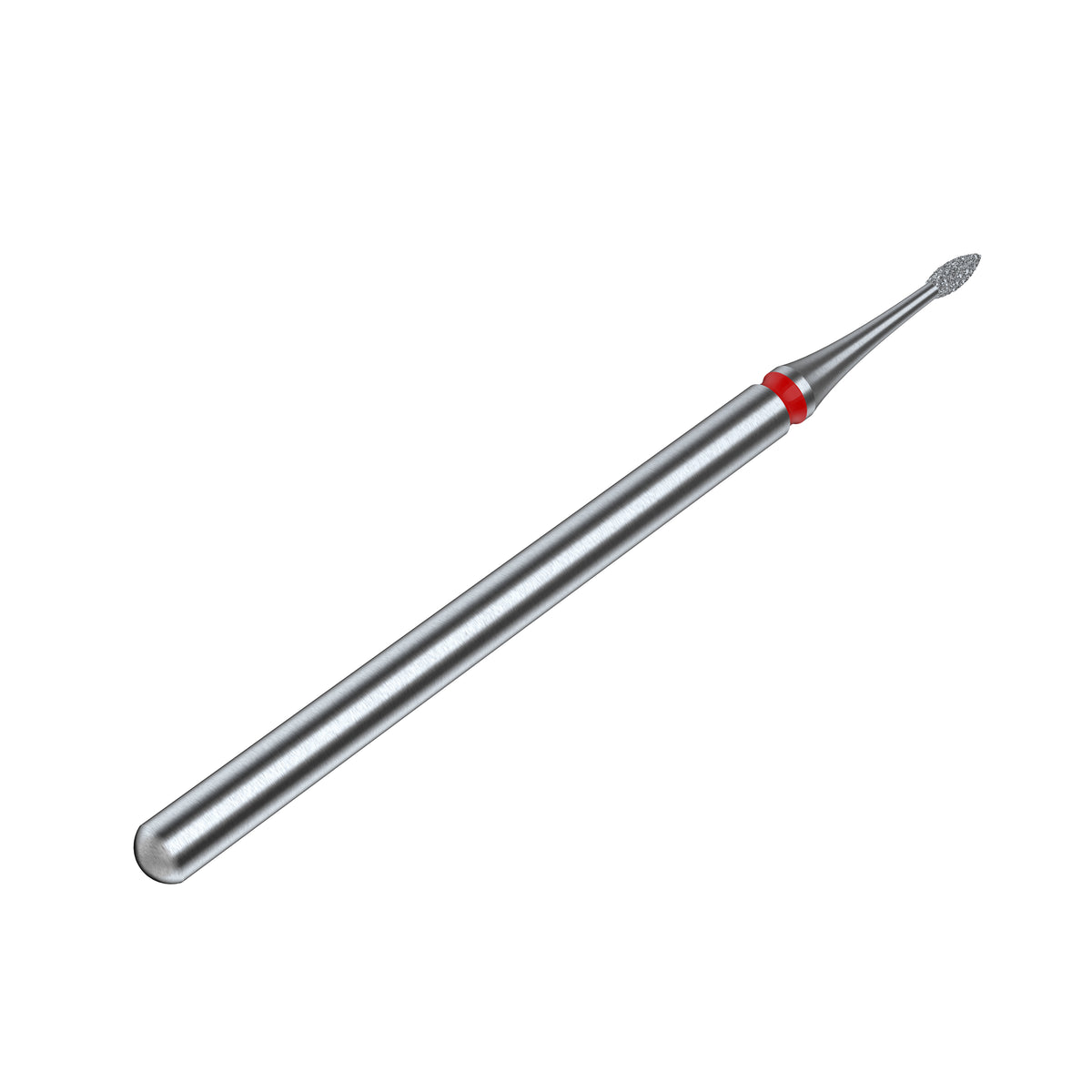 STALEKS – EXPERT FA12R010/3 -  Gyémántporos mini flame piros manikűrfej - 3mm