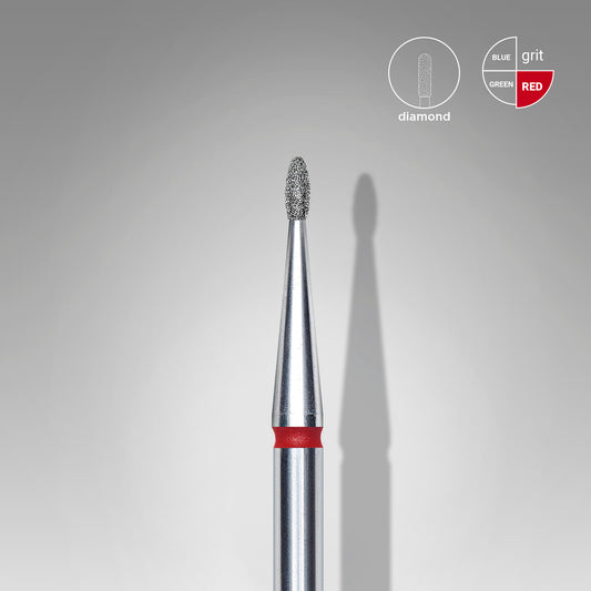 STALEKS – EXPERT FA50R012/3 -  Gyémántporos Rounded Bud manikűrfej - 3mm