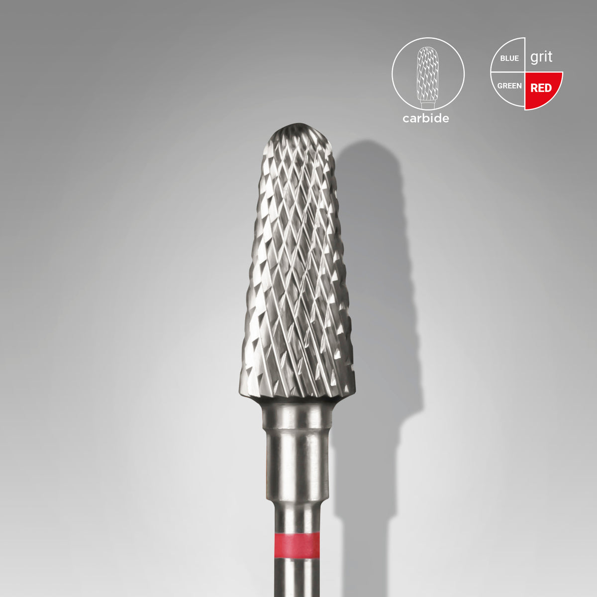 STALEKS – EXPERT FT70R060/14 - Karbid Frustum piros csiszolófej - 14mm