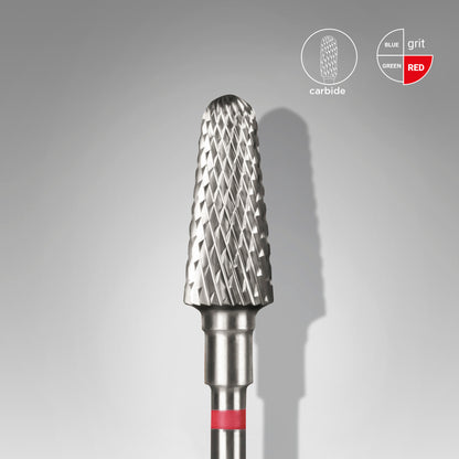 STALEKS – EXPERT FT70R060/14 - Karbid Frustum piros csiszolófej - 14mm