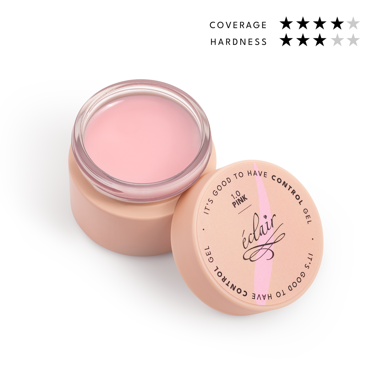 Éclair - Control Gel - 1.0. Pink - No File zselé