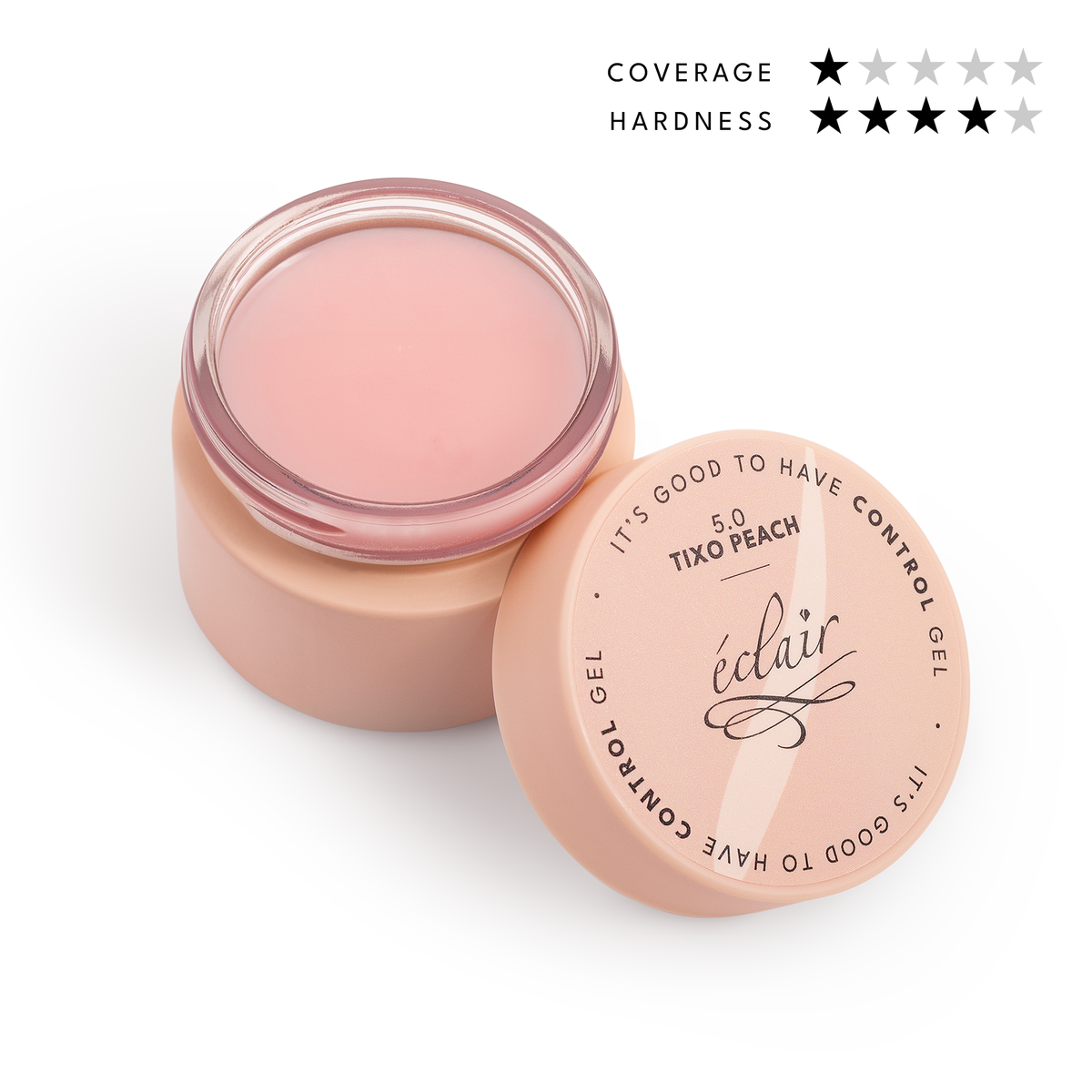 Éclair - Control Gel - 5.0. Tixo Peach - No File zselé
