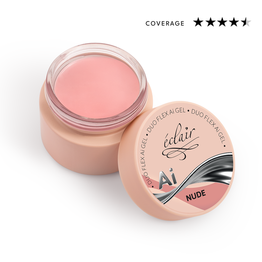 Éclair - Duo Flex AI Gel - Nude - Adaptív Építőzselé