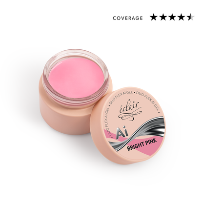 Éclair - Duo Flex AI Gel - Bright Pink - Adaptív építőzselé