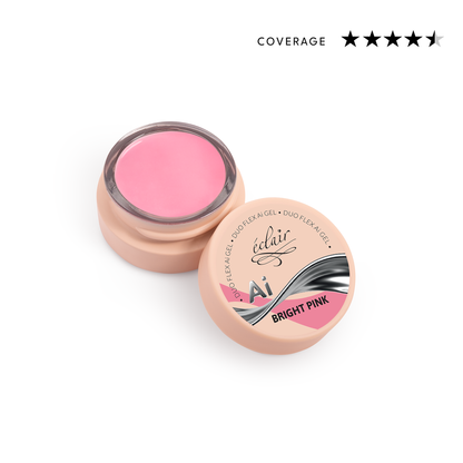 Éclair - Duo Flex AI Gel - Bright Pink - Adaptív építőzselé