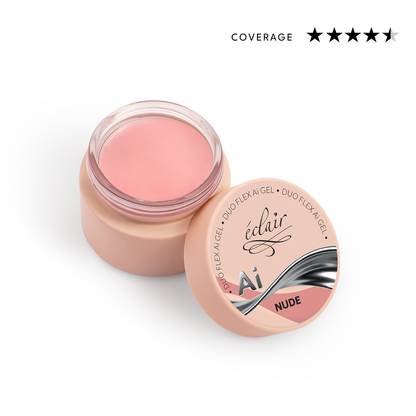 Éclair - Duo Flex AI Gel - Nude - Adaptív Építőzselé