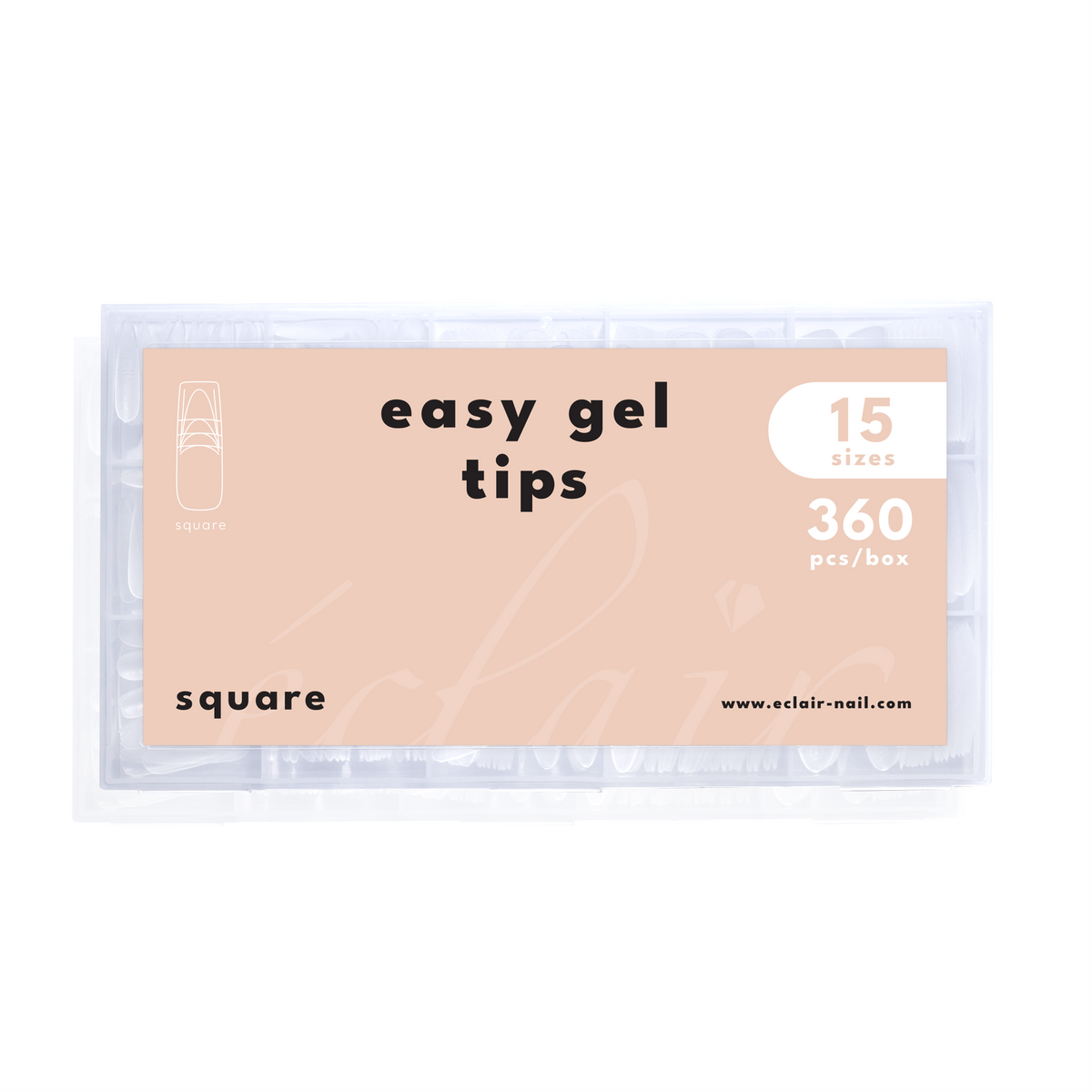 ÉCLAIR - EASY GEL TIPS - SQUARE