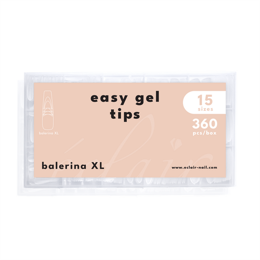 ÉCLAIR - EASY GEL TIPS - BALERINA XL