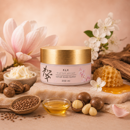 Éclair Body&Mind - F.L.Y. - VELVET BODY BUTTER - Shea és kókuszvajas testvaj