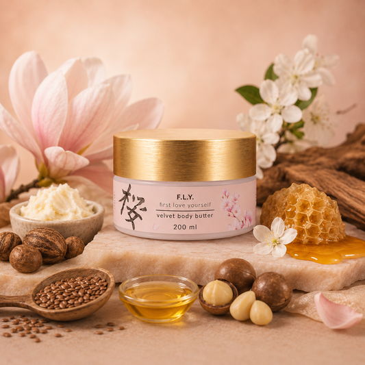 Éclair Body&Mind - F.L.Y. - VELVET BODY BUTTER - Shea és kókuszvajas testvaj