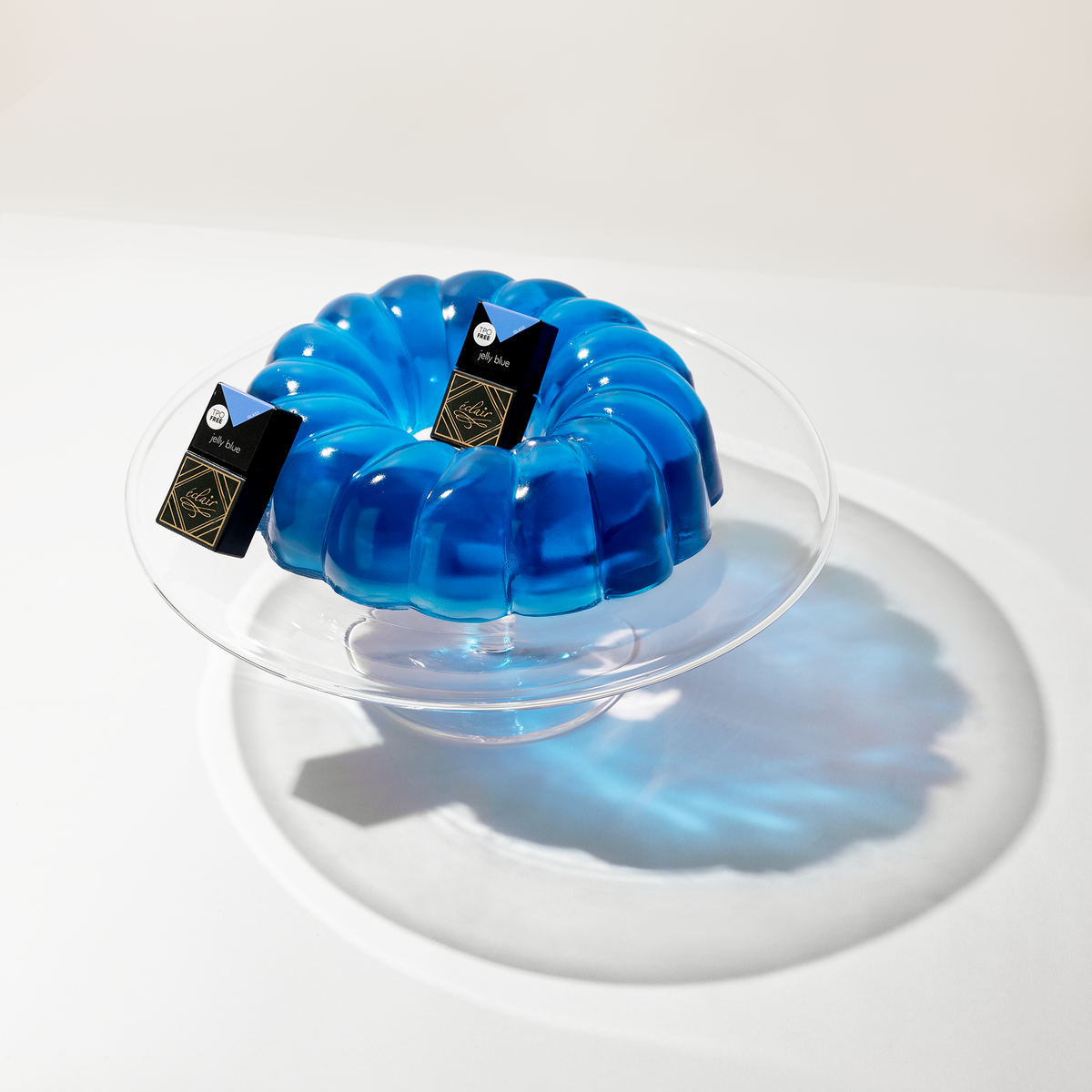 Éclair - JELLY BLUE Üveghatású géllakk - Glass effekt