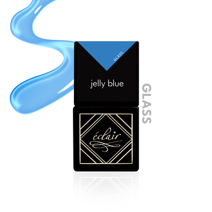 Éclair - JELLY BLUE Üveghatású géllakk - Glass effekt