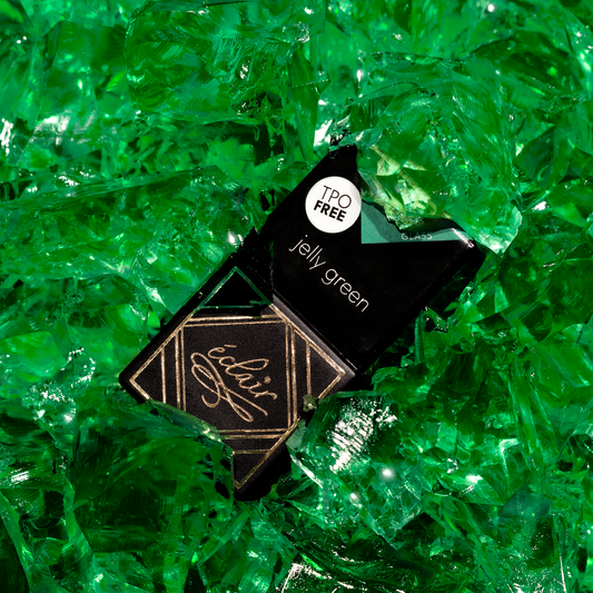 Éclair - JELLY GREEN Üveghatású géllakk - Glass effekt