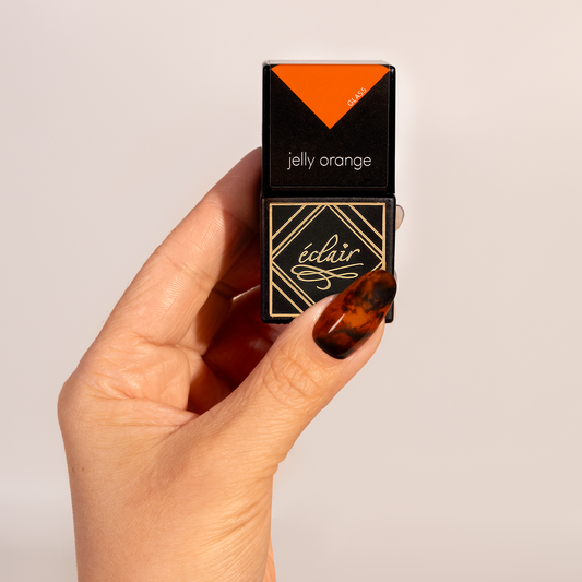 Éclair - JELLY ORANGE Üveghatású géllakk - Glass effekt