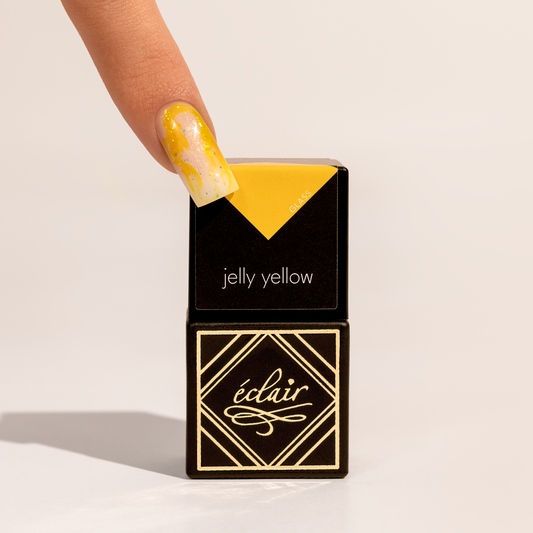Éclair - JELLY YELLOW - Üveghatású géllakk - Glass effekt