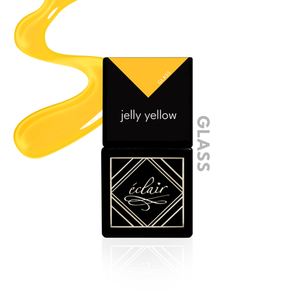 Éclair - JELLY YELLOW - Üveghatású géllakk - Glass effekt