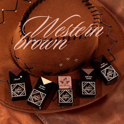 Éclair - WESTERN BROWN SET - színes géllakk szett