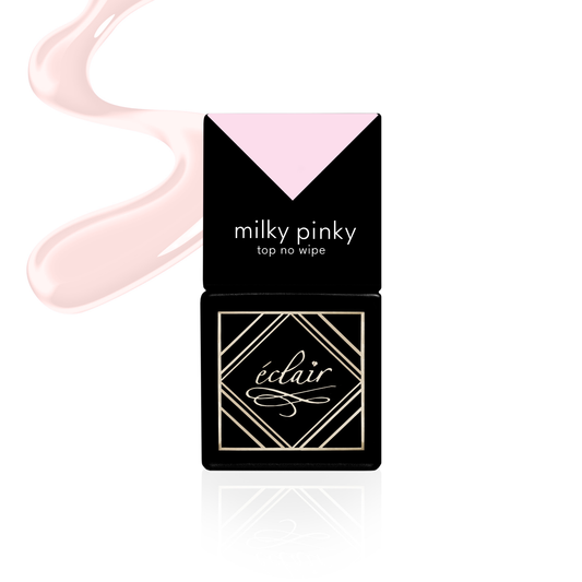 Éclair - TOP NO WIPE - MILKY PINKY  - félátlátszó fényzselé
