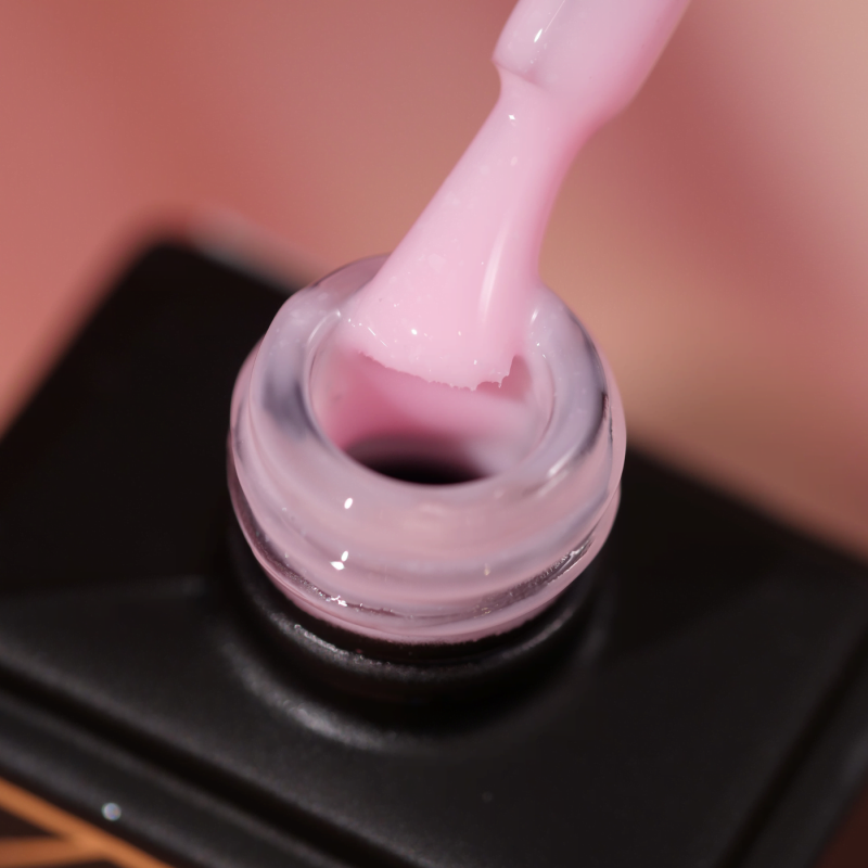 Éclair - MILKY PINKY SPARKLE - TOP NO WIPE - Csillámos fényzselé