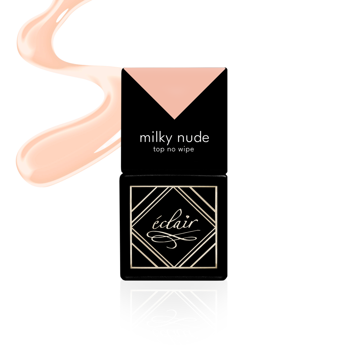 Éclair - TOP NO WIPE - MILKY NUDE - félátlátszó fényzselé