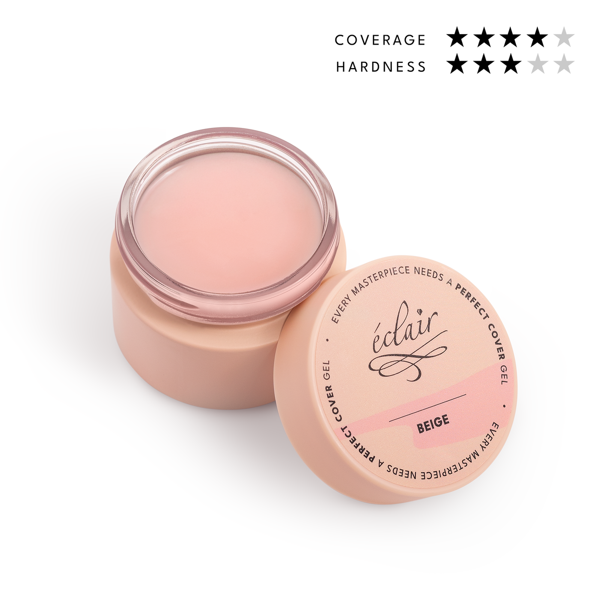 Éclair - Perfect Cover Gel - Beige - Mousse zselé