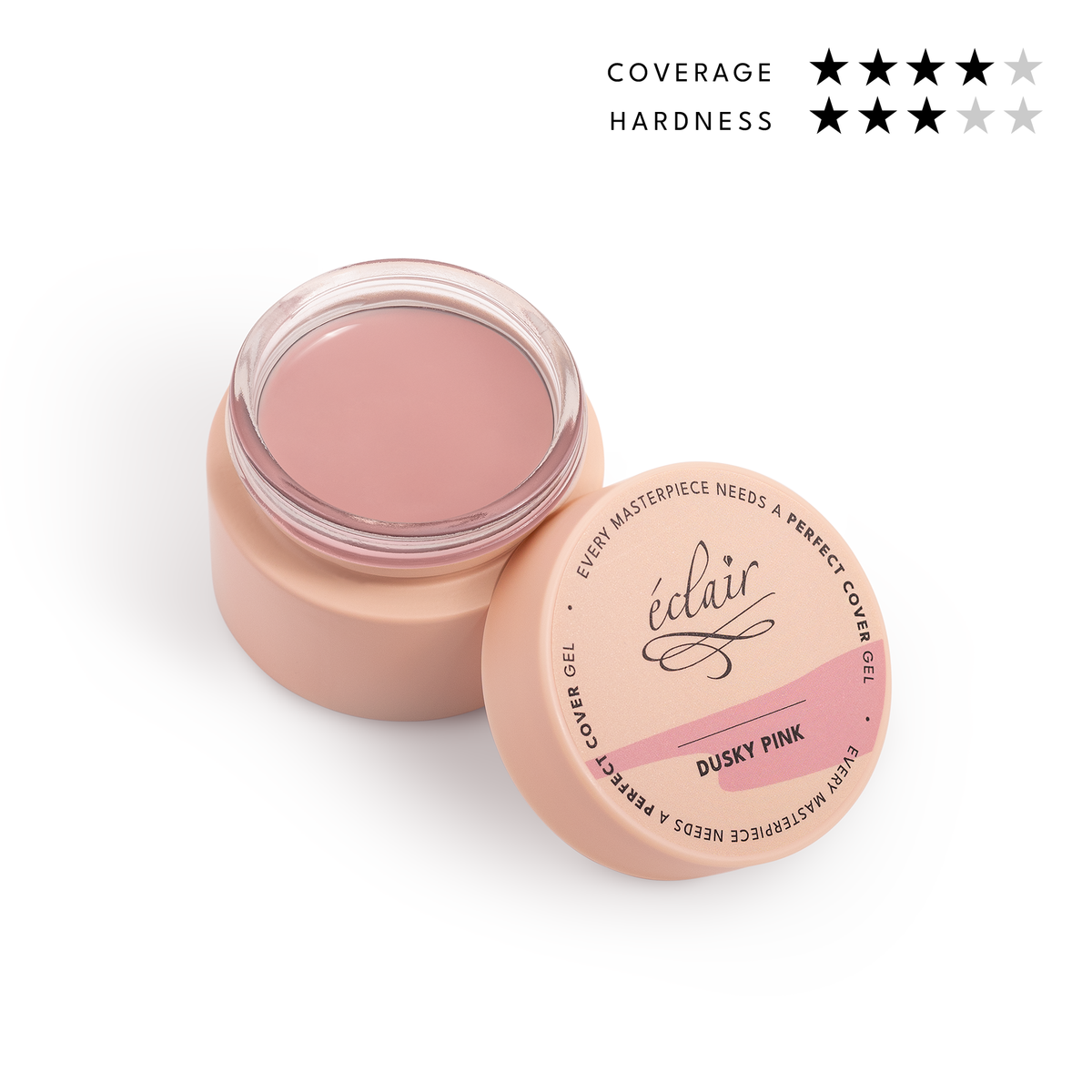 Éclair - Perfect Cover Gel - Dusky Pink - Mousse zselé