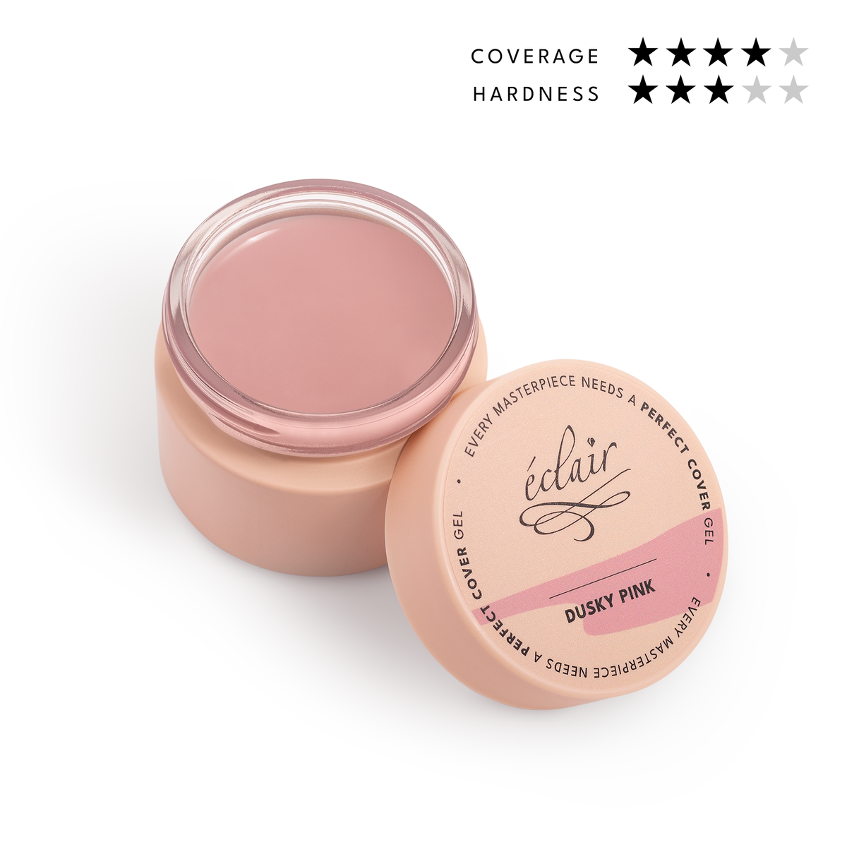 Éclair - Perfect Cover Gel - Dusky Pink - Mousse zselé