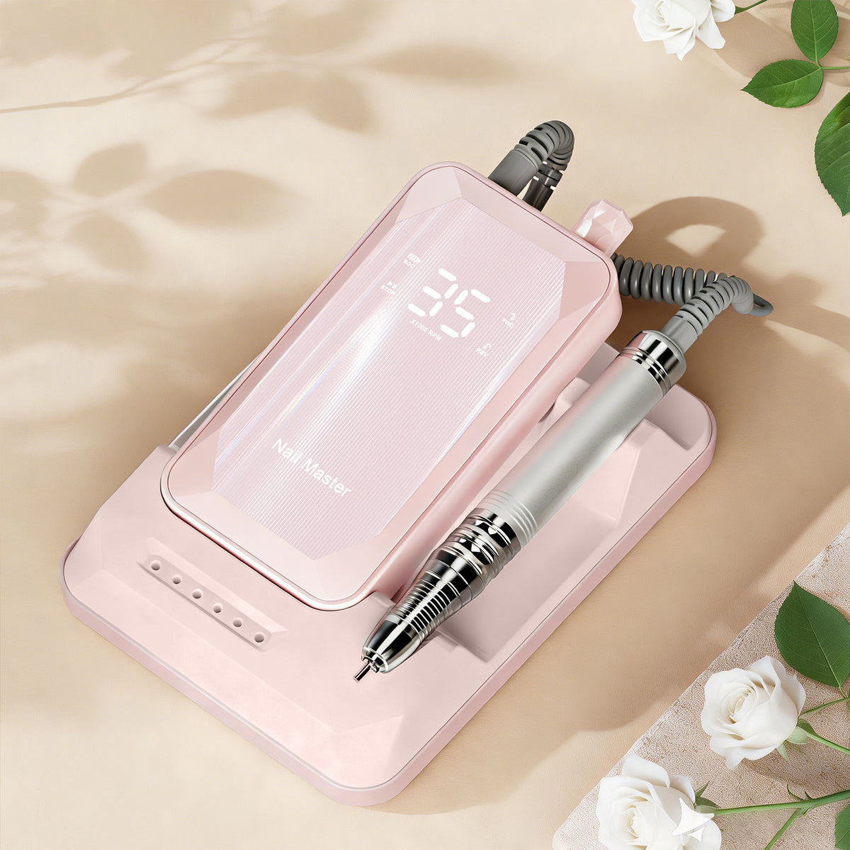 AURORA PINK – Professzionális vezeték nélküli csiszológép –  35 000 RPM ULTRA SILENT