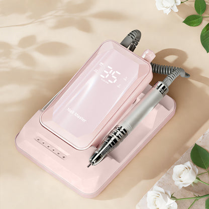 AURORA PINK – Professzionális vezeték nélküli csiszológép –  35 000 RPM ULTRA SILENT