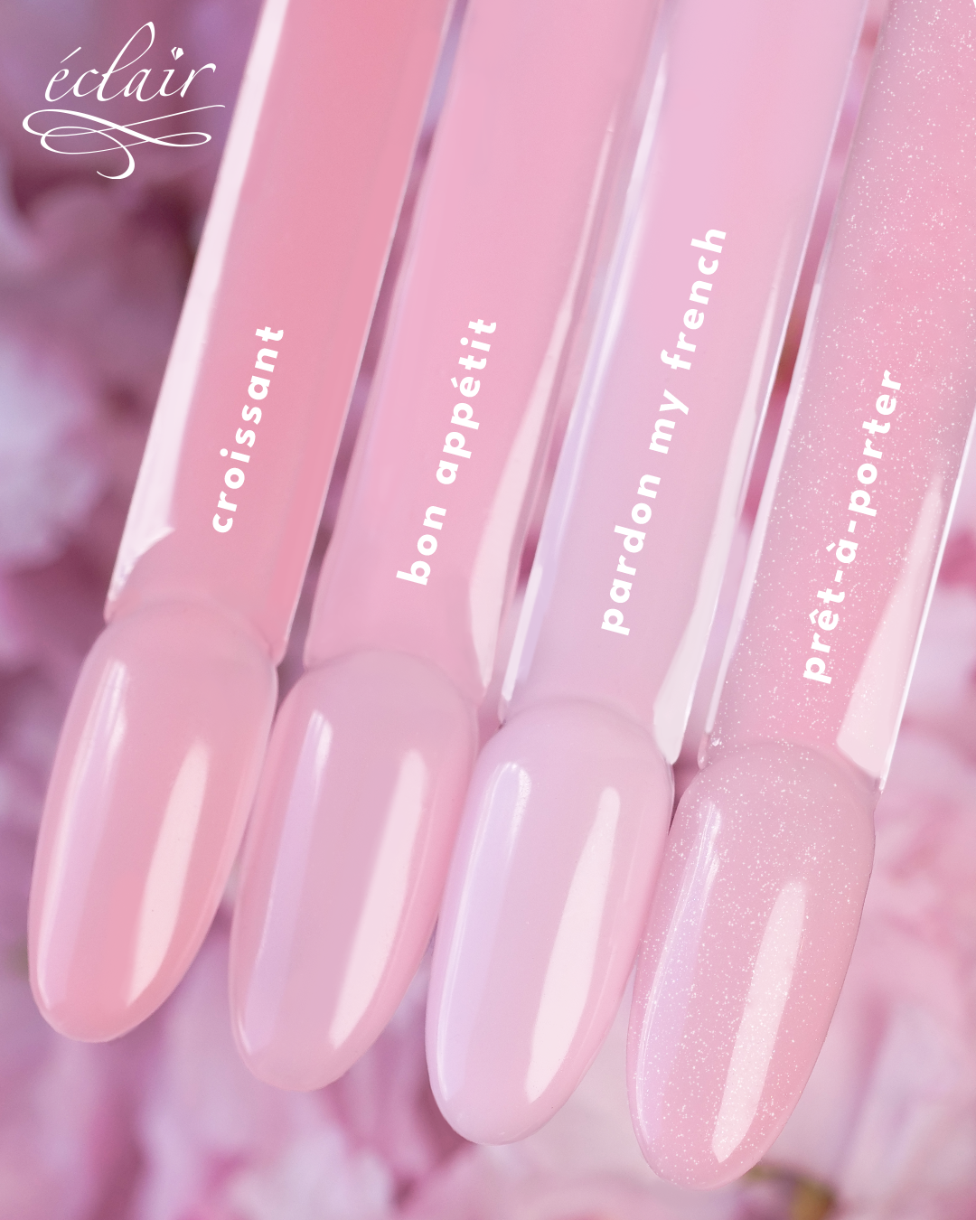 Éclair - FRENCH BREAKFAST SET - színes géllakk szett