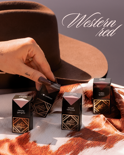 Éclair - WESTERN RED SET - színes géllakk szett