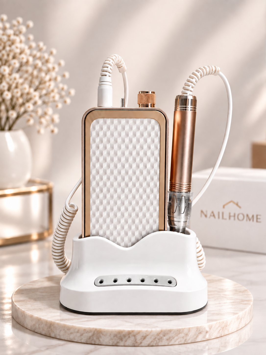 AURORA ROSE - Professzionális vezeték nélküli csiszológép – 35 000 RPM ULTRA SILENT