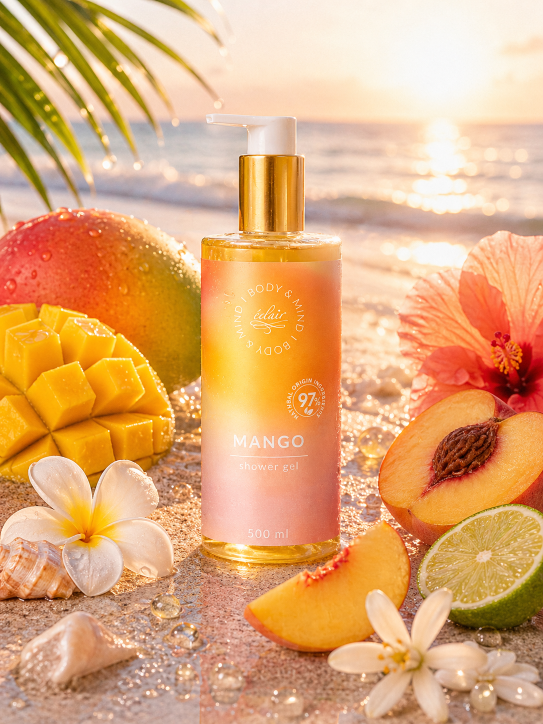 Éclair Body&Mind - Mango - SHOWER GEL - Tusfürdő