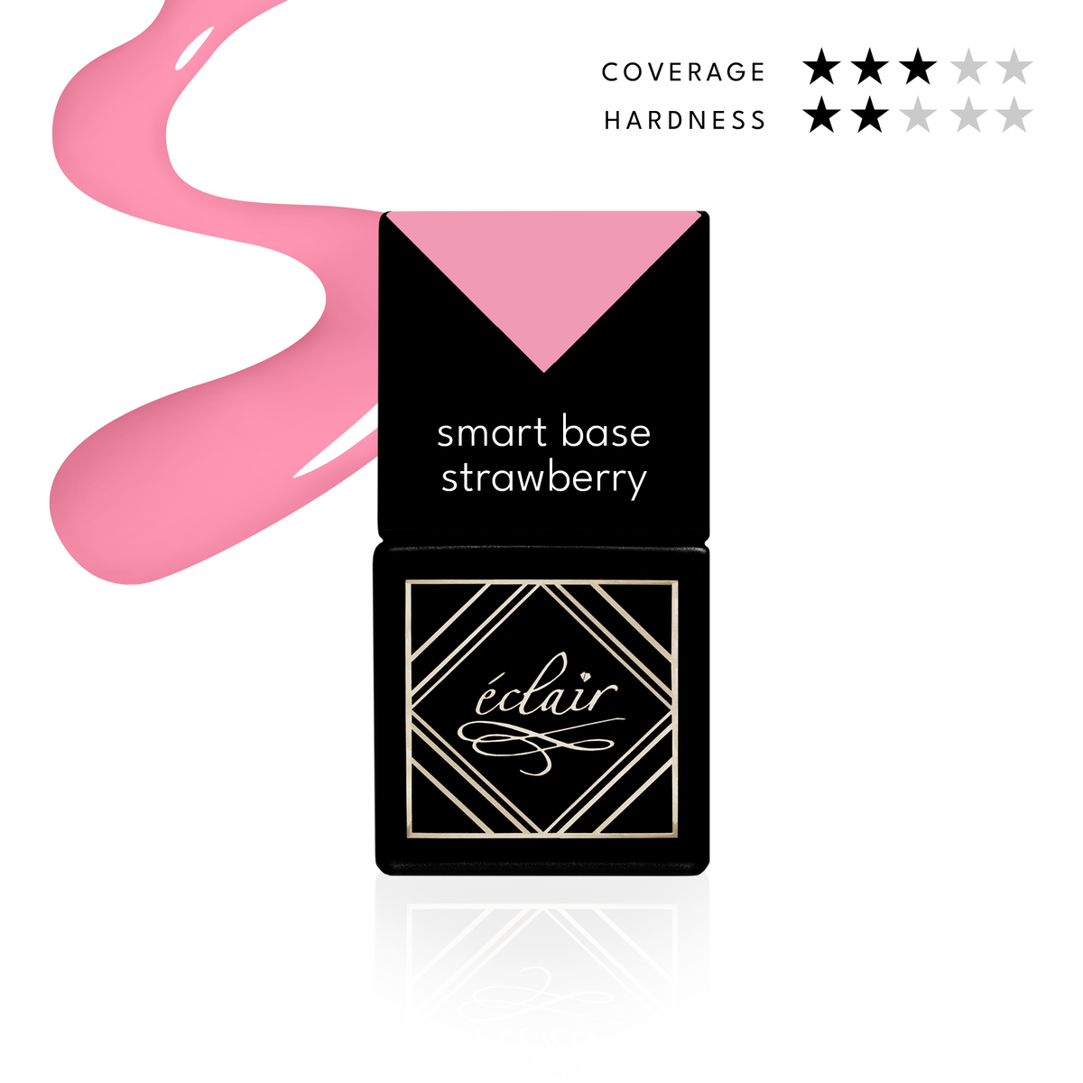 Éclair - SMART BASE STRAWBERRY - színezett basegel