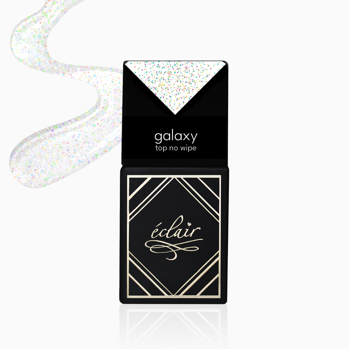 Éclair - TOP NO WIPE - GALAXY - csillámos fényzselé