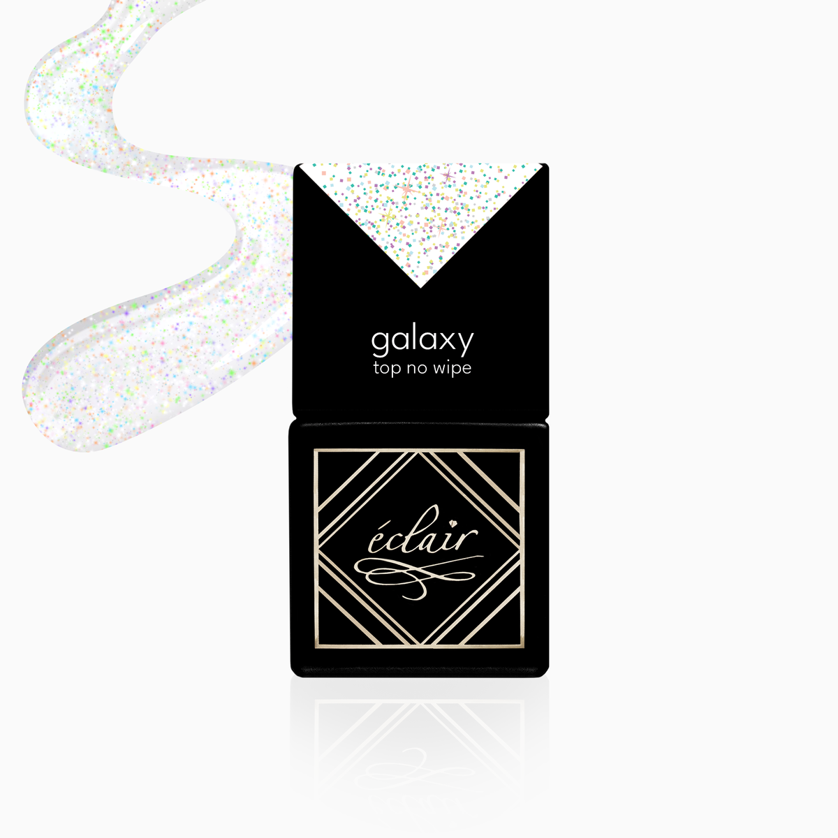 Éclair - TOP NO WIPE - GALAXY - csillámos fényzselé