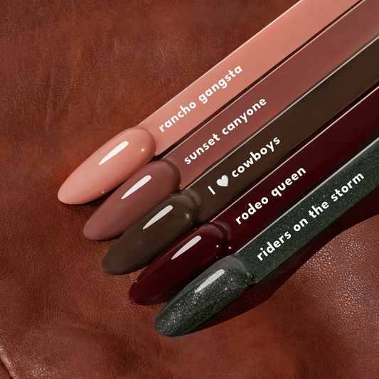 Éclair - WESTERN RED SET - színes géllakk szett