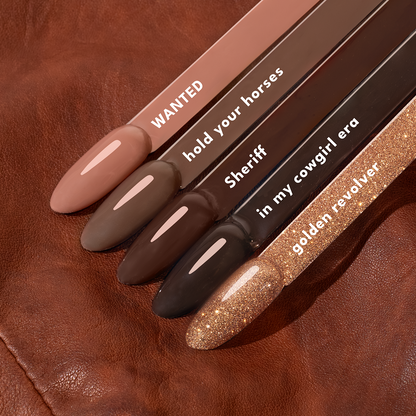 Éclair - WESTERN BROWN SET - színes géllakk szett
