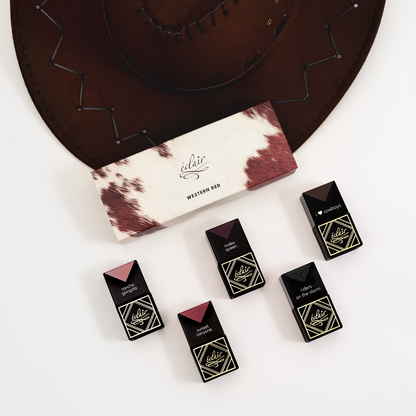 Éclair - WESTERN RED SET - színes géllakk szett
