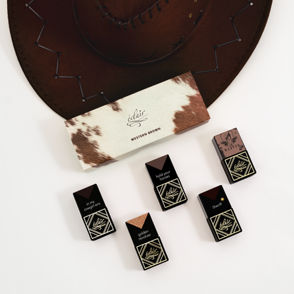Éclair - WESTERN BROWN SET - színes géllakk szett